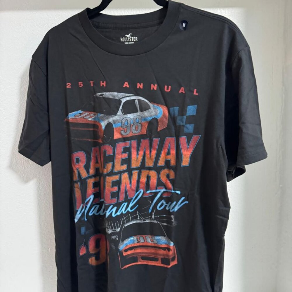 Hollister Relaxed Raceway Legends Graphic Tee